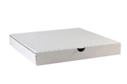 Коробка для пиццы 310х310мм без печати белая (50ту)
